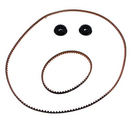 OP1-0051 Pulley 19t and belt 3x186 - 3x507 set  Hyper H4 Pro