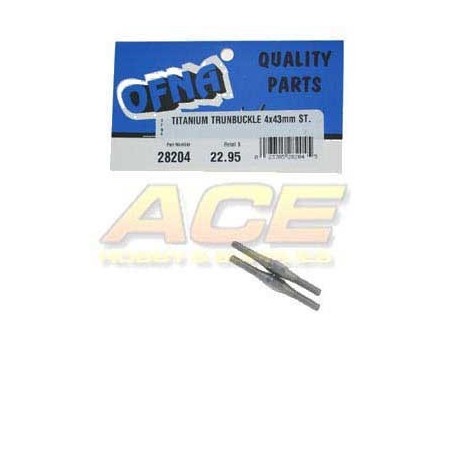 88204 Titanium Turnbuckle 4x43 mm