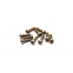 22201 - Tornillo titanio redonda allen 3x10 mm x10 uds.