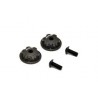 OP-0090 - Dobule Locking Dust Proof Wheel Nuts Black x2 pcs
