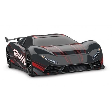 Traxxas XO-1 Supercar 4x4 TQi TSM sin bat. carg. Negro