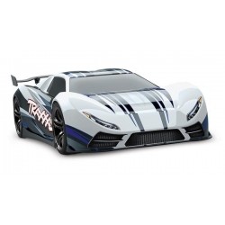 Traxxas XO-1 Supercar 4x4 TQi TSM sin bat. carg. Blanco