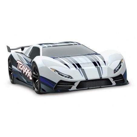 Traxxas XO-1 Supercar 4x4 TQi TSM sin bat. carg. Blanco