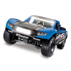 Traxxas Unlimited Desert Racer 4x4 incl LED TQi VXL-6S sin bat. carg. Azul