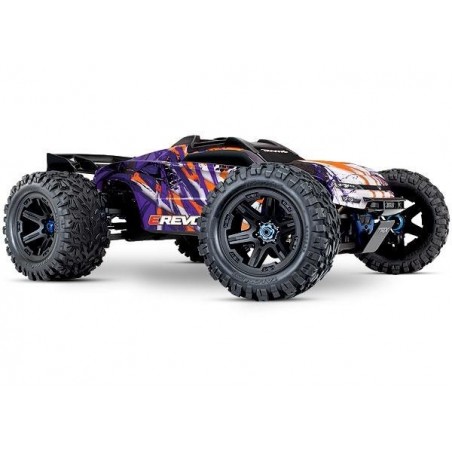 Traxxas E-Revo 2 TQi VXL-6S sin bat. carg. Morado