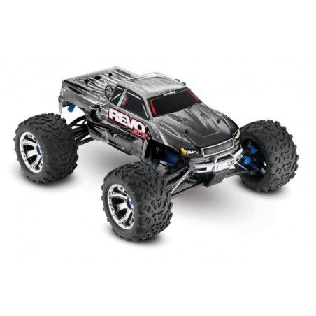 Traxxas Nitro Revo 3.3 TQi TSM Telemetria Plata