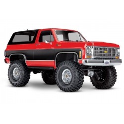 Traxxas TRX-4 Chevy K5 Blazer Crawler XL-5 sin bat. carg. Rojo