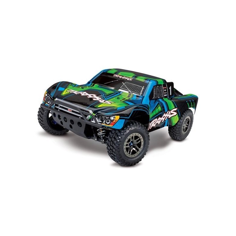 Traxxas Slash 4X4 Ultimate LCG VXL TQi TSM sin bat. carg. Verde