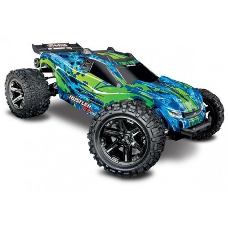 Traxxas Rustler 4X4 VXL TQi TSM sin bat. carg. Verde