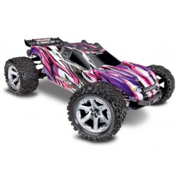 Traxxas Rustler 4X4 VXL TQi TSM sin bat. carg. Rosa