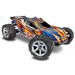Traxxas Rustler 4X4 VXL TQi TSM sin bat. carg. Naranja