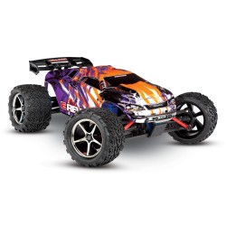 Traxxas E-Revo VXL 1/16 TQi TSM con bateria y carg. Morado