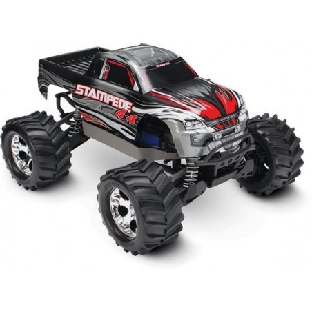 Traxxas Stampede 4x4 XL-5 TQ con bat y cargador Plata