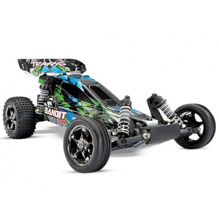 Traxxas Bandit VXL TQi TSM sin bat. carg. Verde