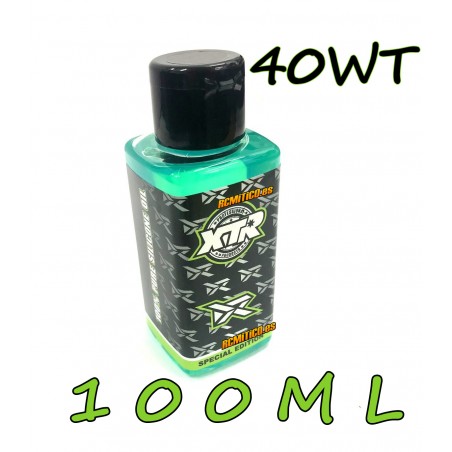 XTR 100% pure silicone oil 40 WT 100ml v2 RONNEFALK EDITION
