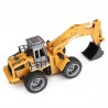 Huina 1530 6Ch RC 1/18 Excavator with die cast bucket