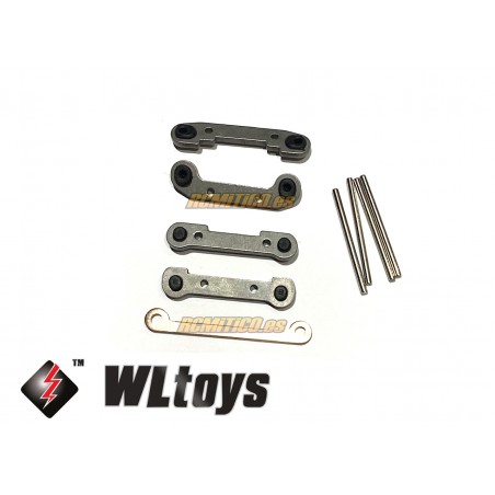Conjunto de placas suspension Aluminio y Pasadores - WL Toys 144001