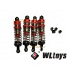 Amortiguadores Aluminio y soportes para Buggy 1/16 - WL Toys 144001