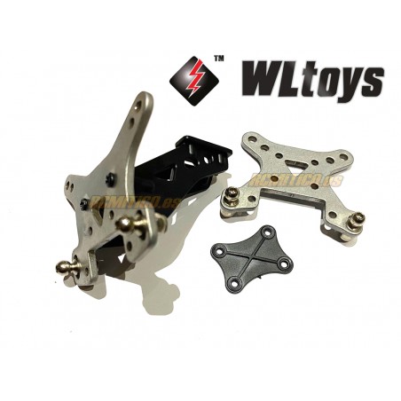 Front and Rear shock tower and wing mount - WL Toys 144001