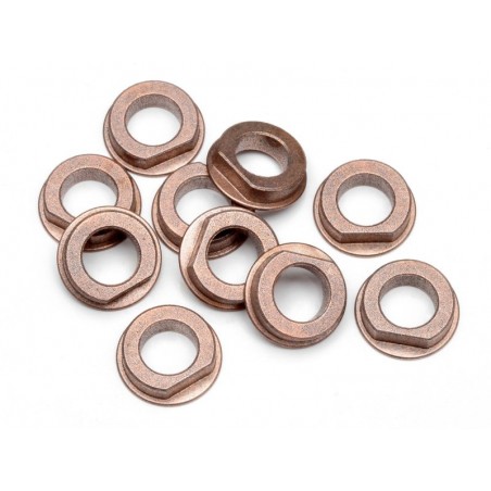 B075 - Flanged metal bushing 6x10x3mm