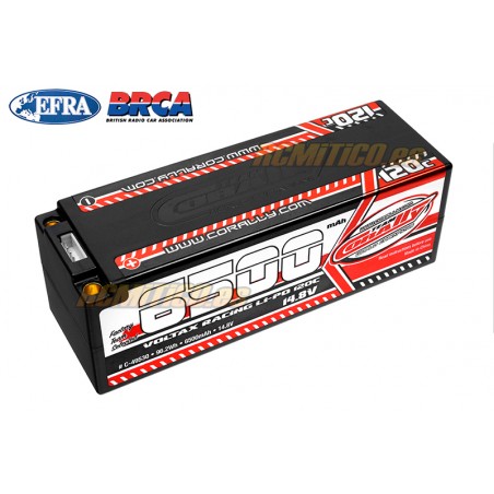 LiPo battery 6500 mAh 14.8v 4S 120C Voltax Team Corally