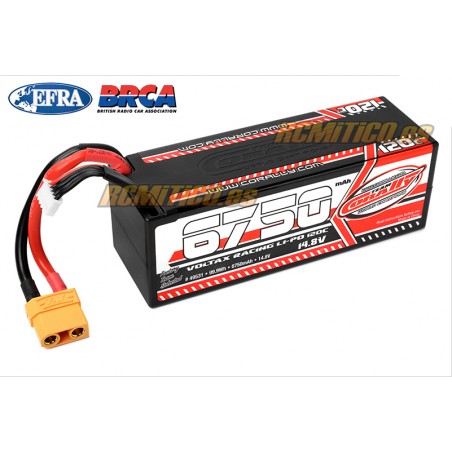 Bateria LiPo 6750 mAh 14.8v 4S 120C Voltax XT-90
