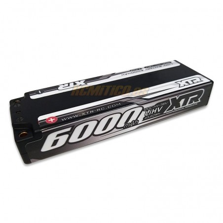 Bateria LiPo HV 6000mAh 7.6v 5mm 2S 120C LCG XTR Racing