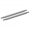 RGT18158 - Nickel coated steel axle link rod 109mm x2 pcs