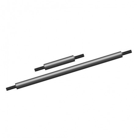 RGT18159 - Nickel coated stell steering servo link 128mm - 50mm