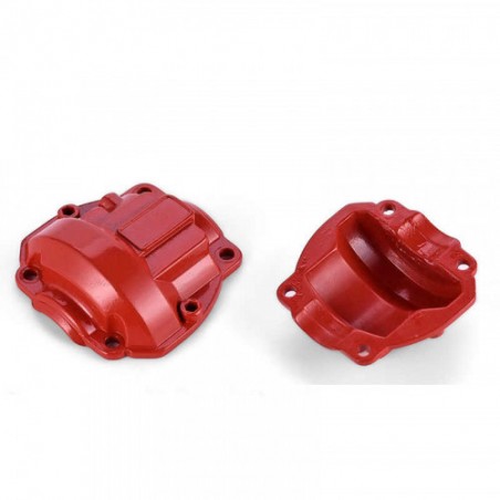 Aluminum portal axle box cover Red 86100PRO x2 pcs