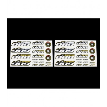 Pegatinas Serpent 989 40 aniversario x2 liegos