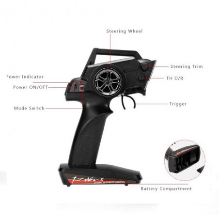 Trasmitter WLToys A959A