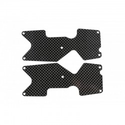 Placa carbono Trapecios traseros 1mm Mugen MBX8 Truggy x2 uds.