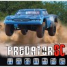 Short Course HNR Predator 1/10 4x4 Brushless Silver RTR