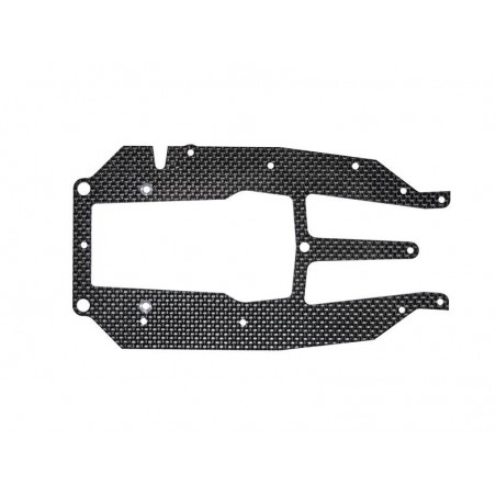 Bandeja de radio Carbono opcional 2.5mm Serpent 989