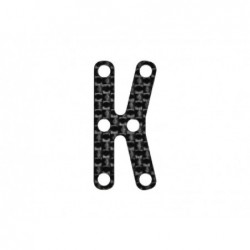 Rigidificador de chasis central-trasero Carbono Serpent X20