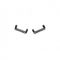 Soportes trapecios superiores traseros +4mm Serpent X20