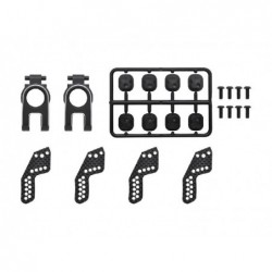 Set Manguetas traseras Aluminio Serpent SRX8 GT x2 uds.