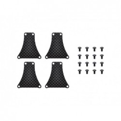 Insertos de trapecio cerrados Carbono Serpent X20 x4 uds.