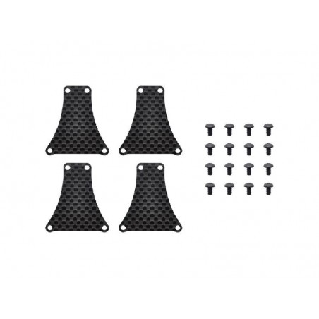 Insertos de trapecio cerrados Carbono Serpent X20 x4 uds.