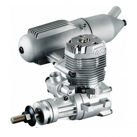 Engine OS Max 65AX Airplane 2T Glow and Silencer 4010A