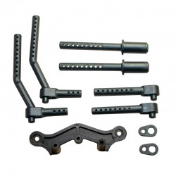 Bumper and body mount parts Mugen MTC2