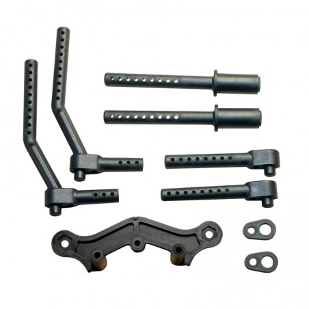 Bumper and body mount parts Mugen MTC2