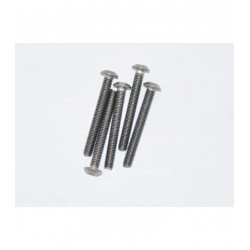 AM-15RH3025 - Tornillo allen cabeza boton M3x25mm Titanio x5 uds.