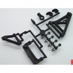 Front suspension arm set
