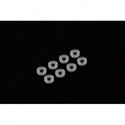 Shock O-Ring White x8 pcs