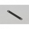 Rear body mount plate 0,5mm Carbon