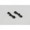 Rear lower arm plate outside Carbon x2 pcs