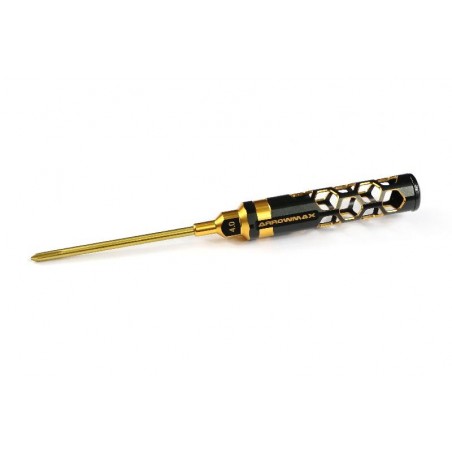 AM-440141-BG Phillips Screw Driver 4.0 X 100mm Black Golden