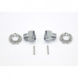 Wheel hexagon light +2mm Nut and Pin x2 pcs